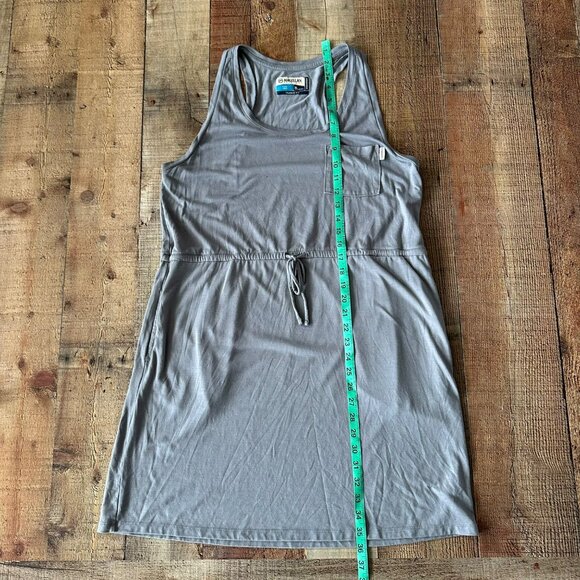 Magellan Outdoors Womens Gray Racerback Dress XL With Drawstring Waist & Pocket - Picture 3 of 9